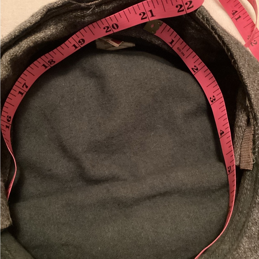 Gray Wool Newsboy Cap Made in Italy - Picture 7 of 7